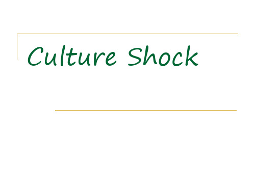 Culture_shock 文化冲击