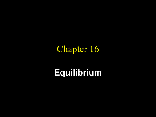 Equilibrium