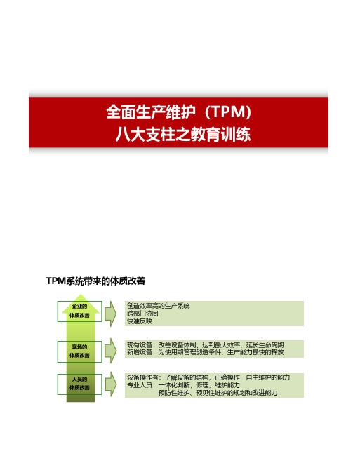 全面生产维护(TPM7教育训练)-电子7页