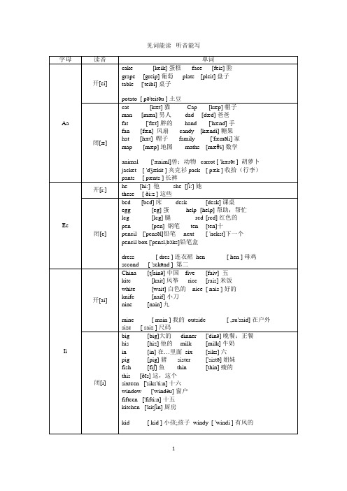 小学自然拼读教学(用自然拼读法背单词)