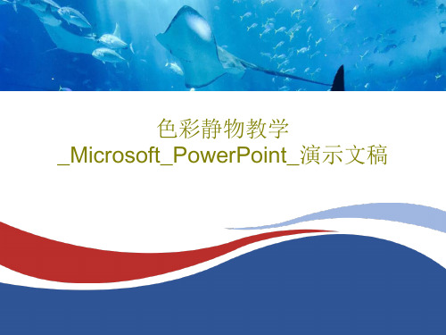 色彩静物教学_Microsoft_PowerPoint_演示文稿37页PPT