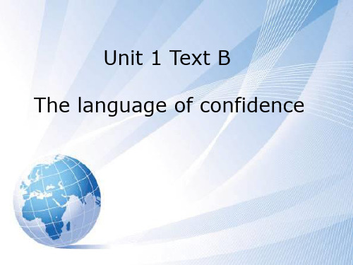 自考英语二 unit 1 Text B