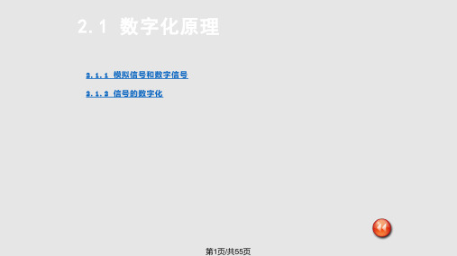 第二 数字视音频技术原理PPT课件