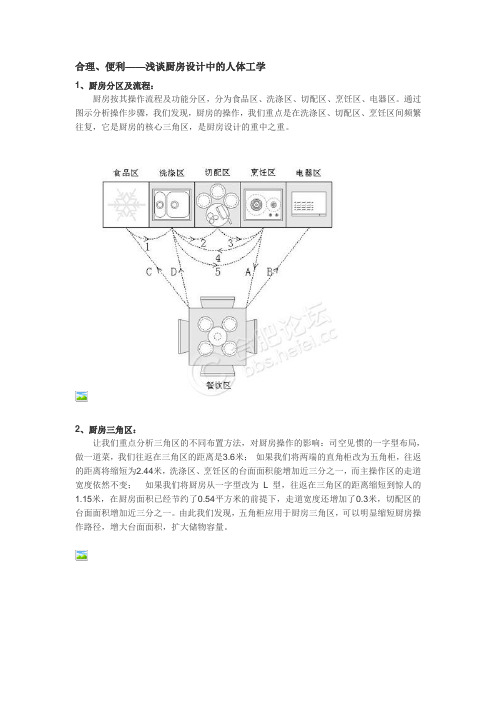 浅谈厨房设计中的人体工学