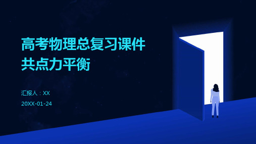 高考物理总复习课件共点力平衡