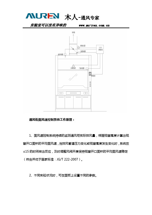 变风量(VAV)通风柜控制系统工作原理