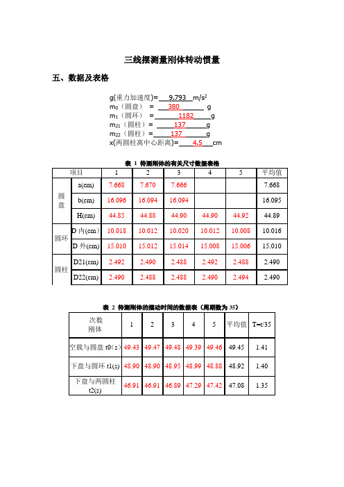 三线摆