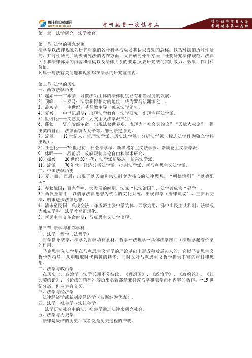 2017对外经济贸易大学民商法考研专业课复习笔记5—新祥旭考研辅导