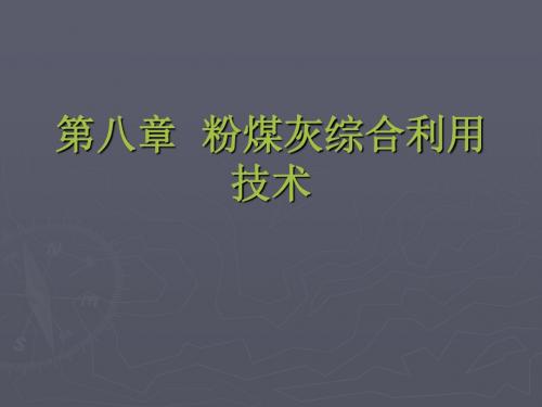 8粉煤灰综合利用技术