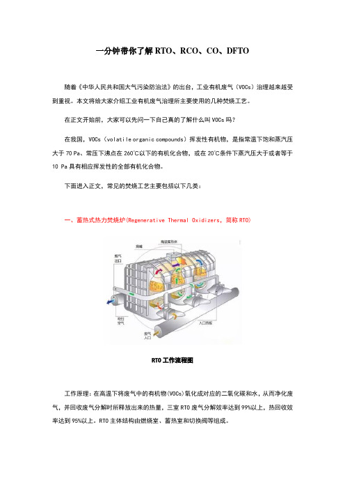 几种常见的工业废气焚烧工艺