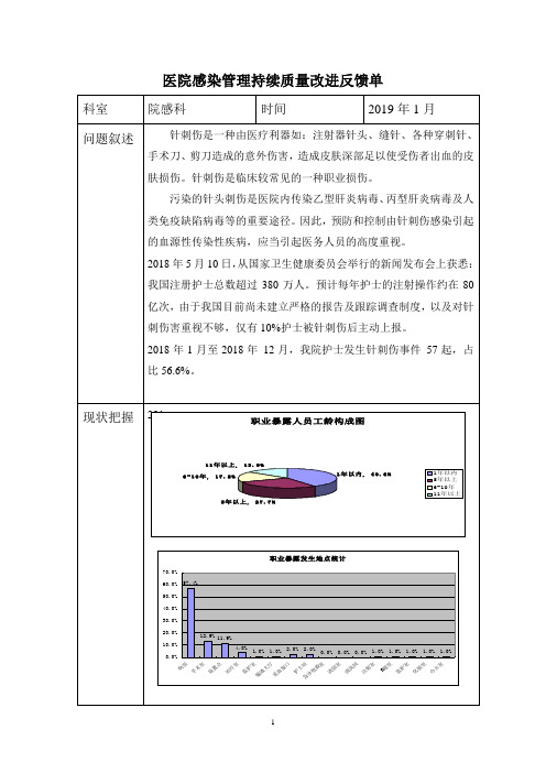 针刺伤PDCA