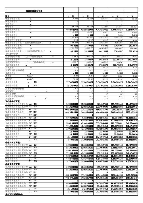 镇墩稳定计算