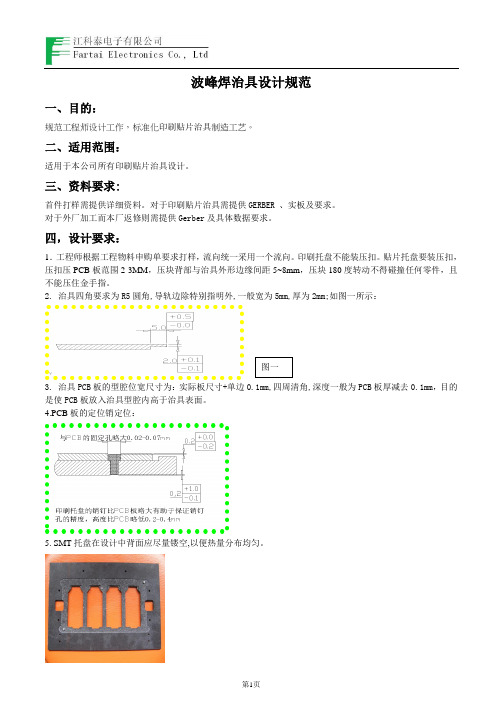 贴片治具设计规范