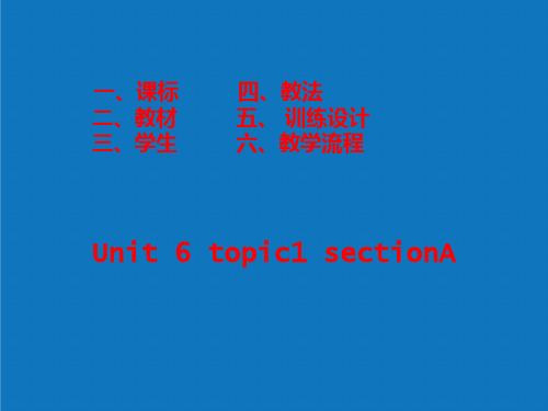 最新-八年级仁爱英语下UNIT6TOPIC1SECTIONA课件 精品