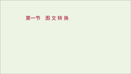 2022年高考语文一轮复习第十五部分图文转换第一节图文转换课件