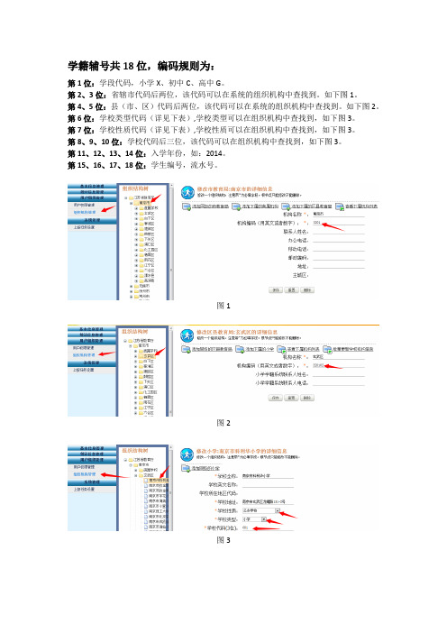 新学籍辅号编码规则(18位学籍辅号)