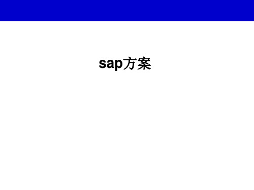 2020年SAP模块介绍及功能模块关联图(ppt 63页)参照模板