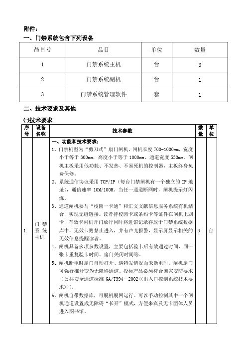 图书馆门禁系统招标文件 - 南京理工大学紫金学院