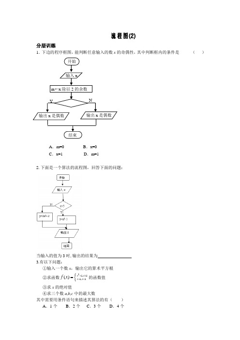 流程图练习题