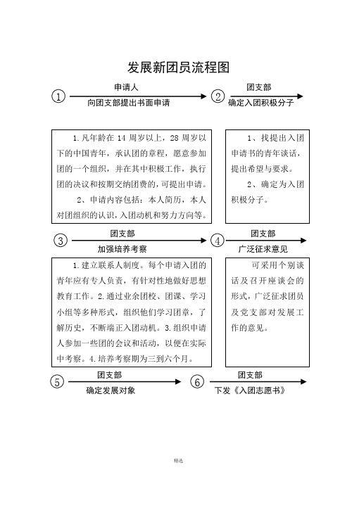 发展新团员流程图