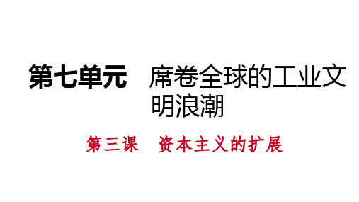 人教版八年级历史与社会下册导学课件 第三课 资本主义的扩展  第3课时 俄国改革