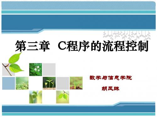 11-12-2学期C语言 第3章 C程序的流程控制2