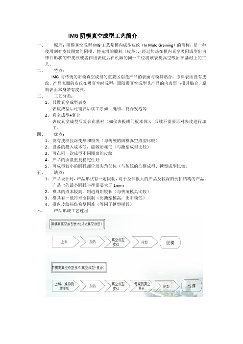 (金兴公司)IMG阴模真空成型工艺简介