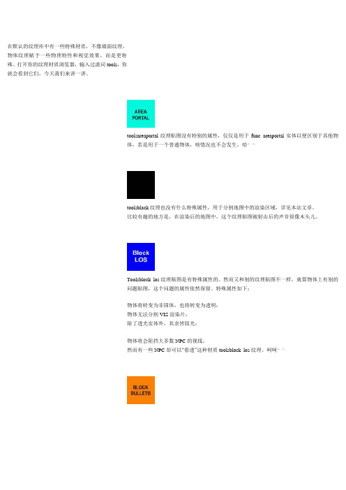 CS起源地图制作教程：特殊工具贴图的简介