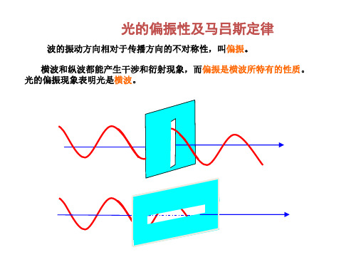 第一节 光的偏振性及马吕斯定律