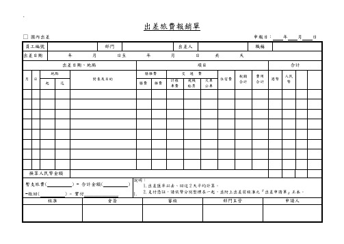 《出差旅费申请单》word版