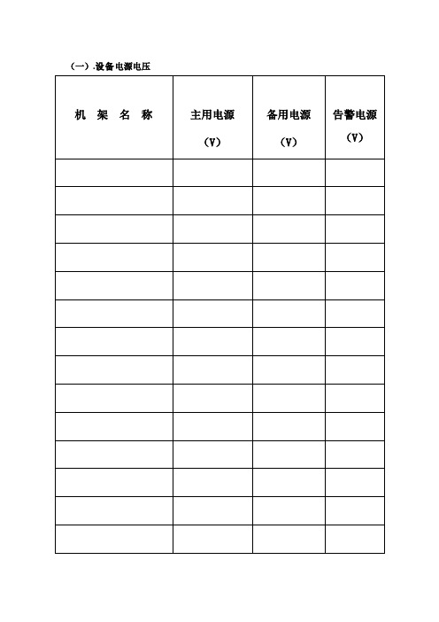 测试表格