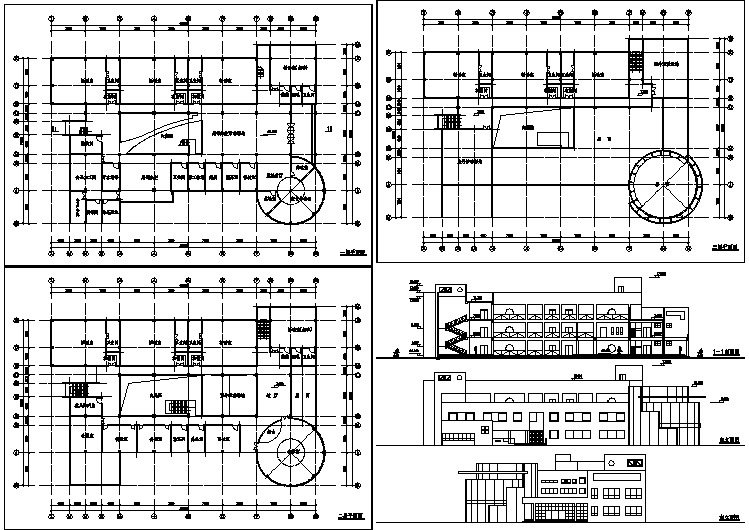 北京某幼儿园全套建筑cad施工装修设计图