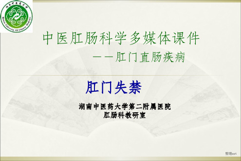 中医肛肠科学多媒体--肛门直肠疾病