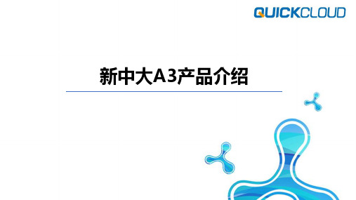 新中大A3产品功能介绍