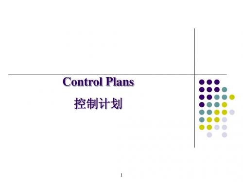 Control Plan