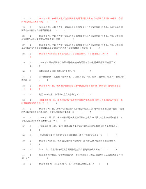 最全中南大学形式与政策考试答案【VIP专享】