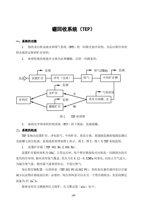 压水堆核电厂：硼回收系统(TEP)8页