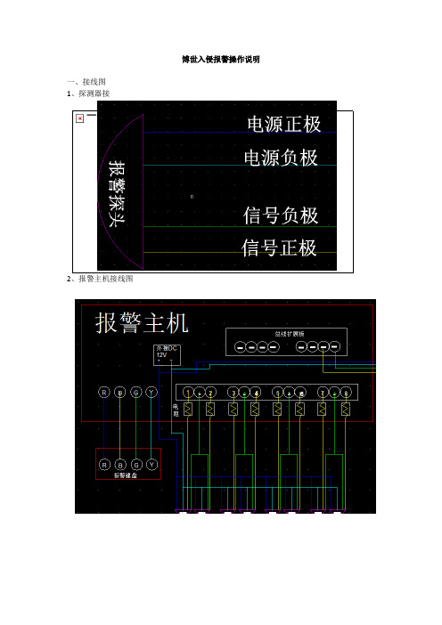 入侵报警操作说明