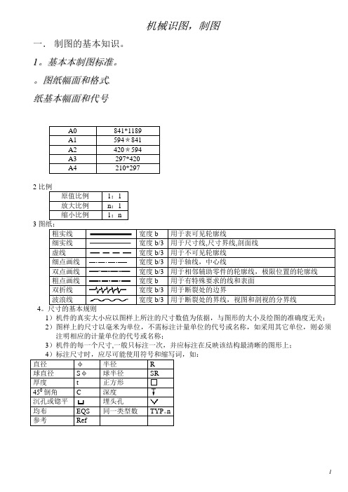 机械制图,识图