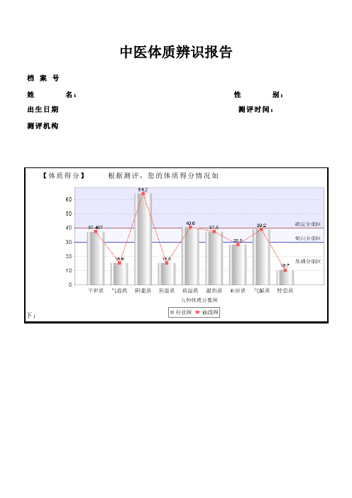 体质辨识报告 Microsoft Word 文档 (2)