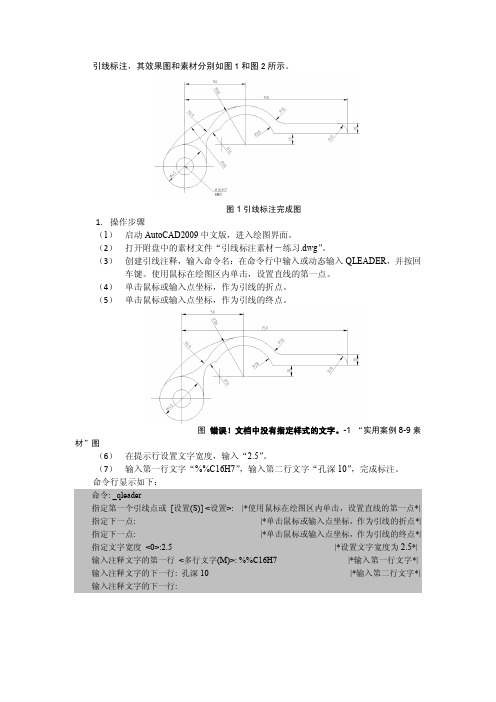 引线标注