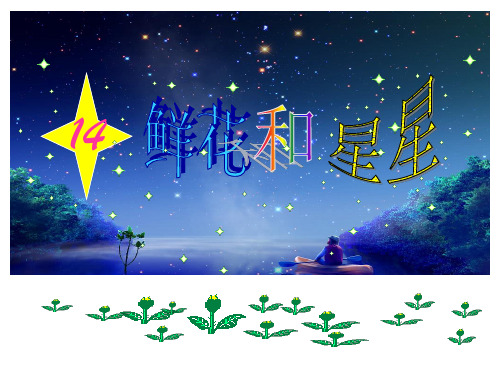 《鲜花和星星》PPT课件