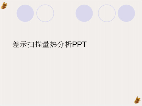 差示扫描量热分析ppt课件