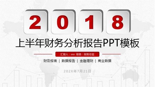 数据报告分析通用PPT模板