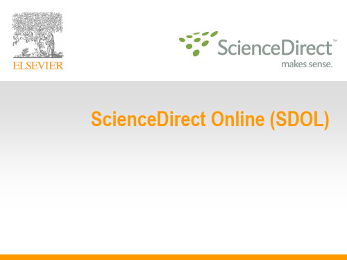 Elsevier(SDOL)