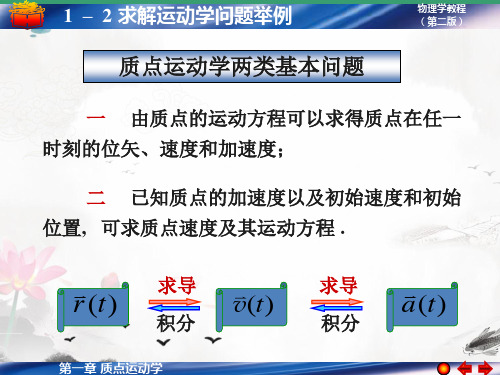 课件：求解运动学问题举例