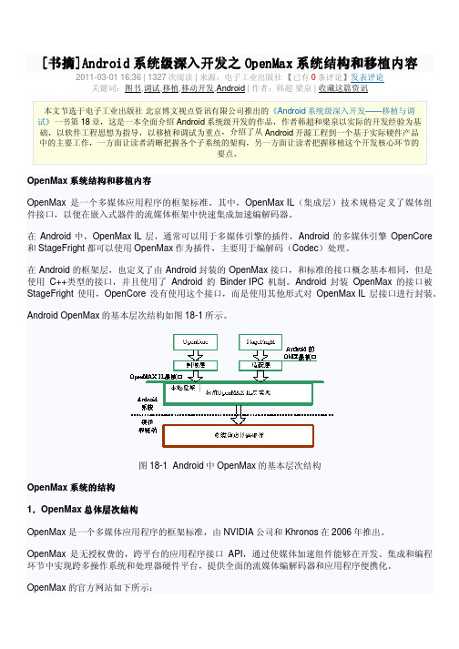 OpenMax 中文介绍