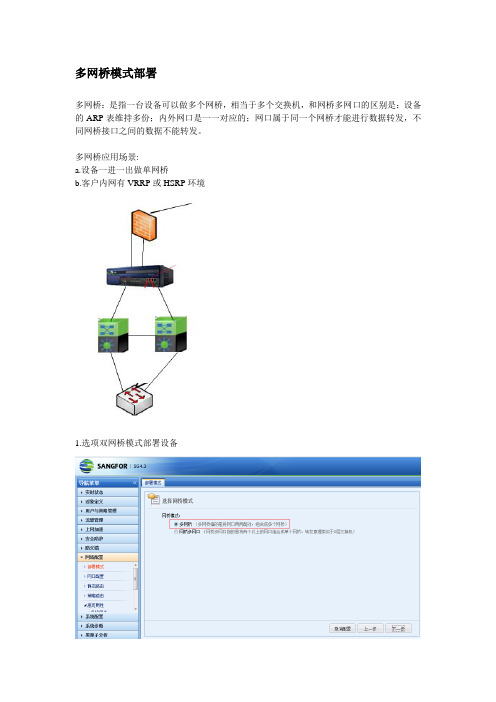 AC 网桥模式部署配置