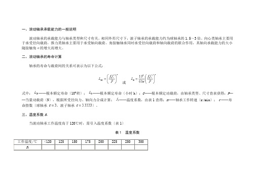 轴承设计寿命计算公式e