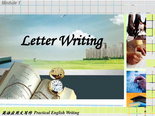 English Letter writing